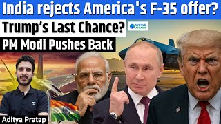 Why India Just Rejected Trump’s F-35 Fighter Jet? India’s Defence Strategy Explained!