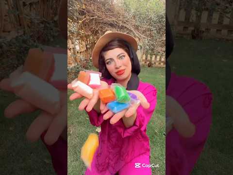 خلطت كل الوان صلصال الفوم مع بعض 😱 واللون اللي طلع بجد صدمني ايه ده😂 #shortvideo #اكسبلور #رسم