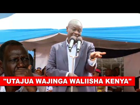 "WAJINGA WALIISHA KENYA!" Listen to DP Gachagua's scathing message to Ruto amid impeach rumours!🔥🔥