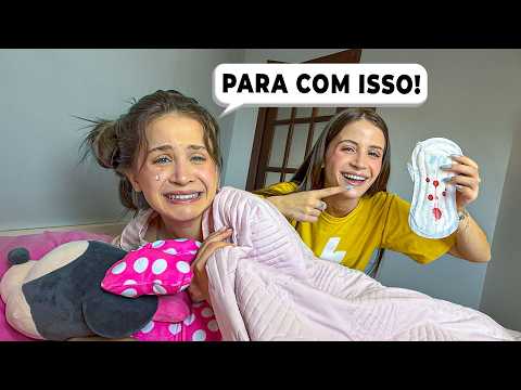 FIZ MINHA IRMÃ CHORAR SEM SABER QUE ELA ESTAVA DE TPM!