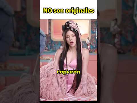 Canciones que NO sabías que eran una COPIA. #shakira #famosos #musicos #sabiasque #cantantes
