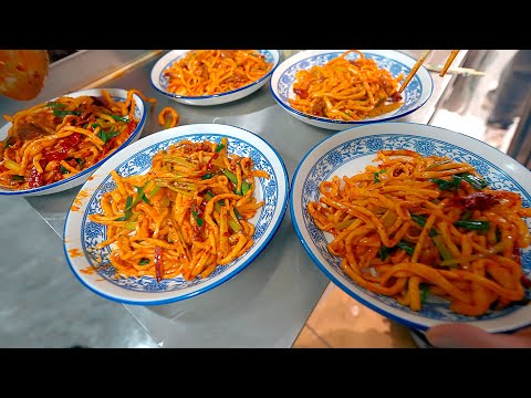 「新疆味干煸炒面」色香味俱佳，真的好吃，学起来！Let’s learn how to make “Xinjiang-style dry fried noodles”!