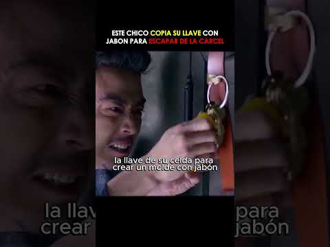 😱 Este chico copia la llave con jabón para escapar de la carcel #peliculas  #mrbeast  #cine