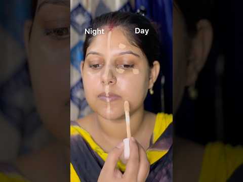 Day VS Night makeup tutorial #shorts #ytshorts #makeup