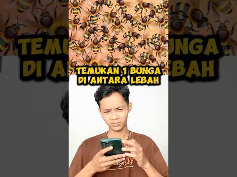 TEMUKAN BUNGA DI ANTARA LEBAH! TES KETAJAMAN MATA MU!