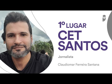 CET-Santos: Conheça Claudio Ferreira, aprovado em 1° lugar para o cargo de Jornalista