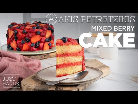 Mixed Berry Cake | Akis Petretzikis