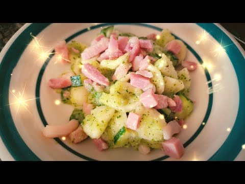 Orecchiette con zucchina e pancetta