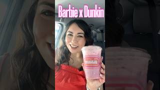 Barbie x Dunkin Taste Test #shorts #dunkindonut #dunkindoughnuts #dunkindonuts #foodie #barbie #food