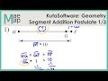 Exploring the Segment Addition Postulate