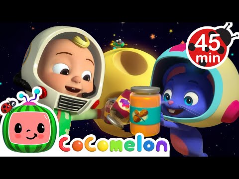 Zero-Gravity Sandwich Challenge! 🥜🪐| Cocomelon Animal Time - Nursery Rhymes