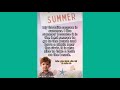 Summer Activities and Preferences