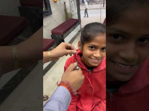 Painless piercing pata hee nhi chala #virel #funny #piercing #goldjewellery #makeup #earpiercing