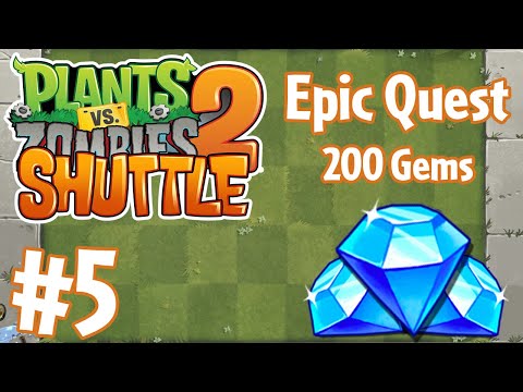 PvZ 2 Shuttle - Mision Epica de 200 Gemas - Guia del Juego Parte 5