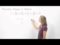 Associative Property of Addition