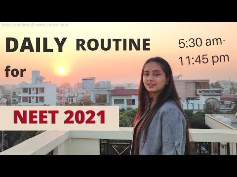 24 Hour Productive Routine | Morning to Night | NEET 2021