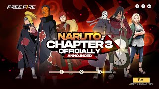 Naruto Chapter 3 Officially Confirm 😮| New Redeem Code Bangladesh Server | Free Fire New Event
