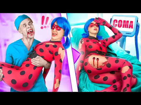 Ladybug Acordou do Coma e se Tornou Vampira / Fui Adotada pela Família de Vampiros