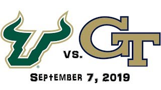 September 7, 2019 - South Florida Bulls vs. Georgia Tech Yellow Jackets Full Football Game