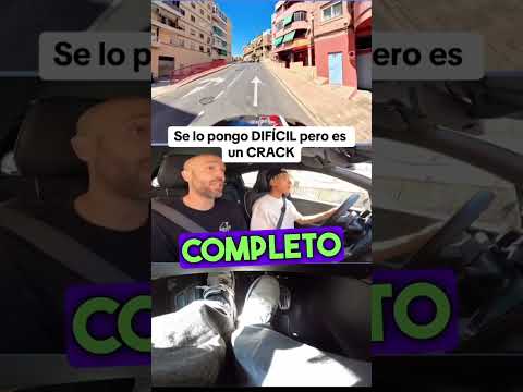 Se lo pongo DIFรCIL pero es un crack!!๐๐๐ฅ #examendeconducir
