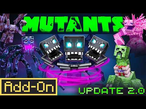 MUTANTS ADDON 2.0 - 15 Mutated Mobs Added to Your Minecraft Survival World!