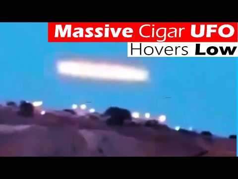 Alien Craft: Enormous Cigar Shaped Spaceship Hanging Low in Paita Peru!