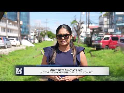 YouTube video thumbnail: Gov'tT Sets 35% Tint Limit - Motorists Have Until Dec 31 To Comply
