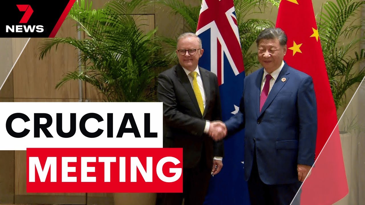 Australia-China relations in the spotlight at G20 | 7NEWS