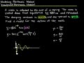 Damped Harmonic Motion Concepts