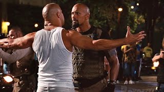 Vin Diesel's Brutal Showdown: An Explosive Fight Scene in Fast Five l Blockbuster Zone #vindiesel