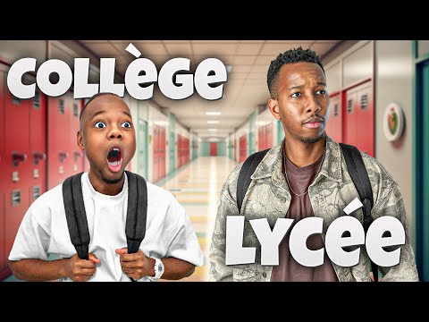 COLLÈGE VS LYCÉE 📝 - Les Parodie Bros