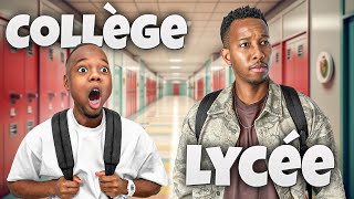 COLLÈGE VS LYCÉE 📝 - Les Parodie Bros