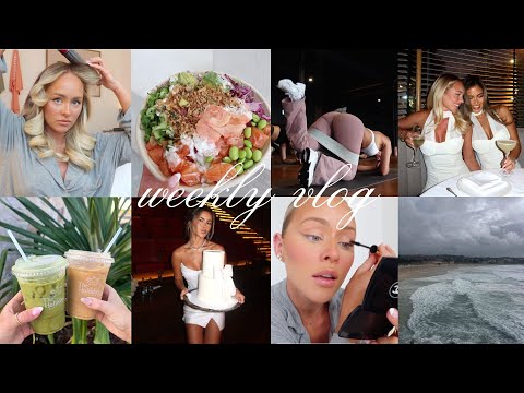 VLOG | hair transformation, workout routine, updated makeup tutorial, events etc