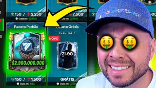 ABRI 7X esse PACOTE e GANHEI CARTA de 2.9 BILHÕES!