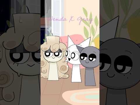 Wenda X Gray Butler Gray 36 😱 A Rainy Summer Night with Sprunki Gorst and Sprunki Wax 어느 비오는 여름밤에