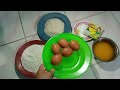 Pandan Cake Preparation Steps