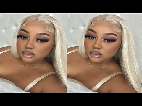 MUST HAVE Blonde highlight wig | Pre-plucked Frontal Wig Install | Ft. Alipearl Hair