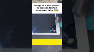Hija de 5 años rompió su iPad demasiadas veces 😱#shorts #apple #ipad #ios #iphone #android #fyp