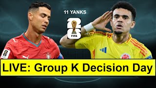 Portugal v Colombia l DR Congo v Uzbekistan LIVE watch-along