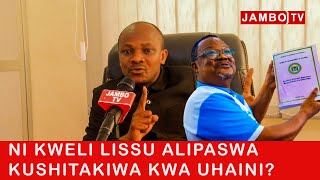 KUMEKUCHA;WAKILI BASILA AIBUA HOJA NZITO ACHAMBUA KESI YA UHAINI INAYOMKABILI LISSU ATUMIA KATIBA