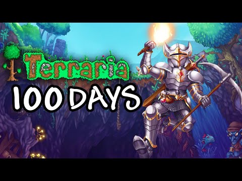 I Spent 100 Days in Terraria And Here's What Happened