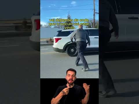 A policia surpreendeu essa familia no meio da viagem