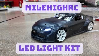 Mile High RC LED Light Kit Install & Transmitter Setup | RC Drift
