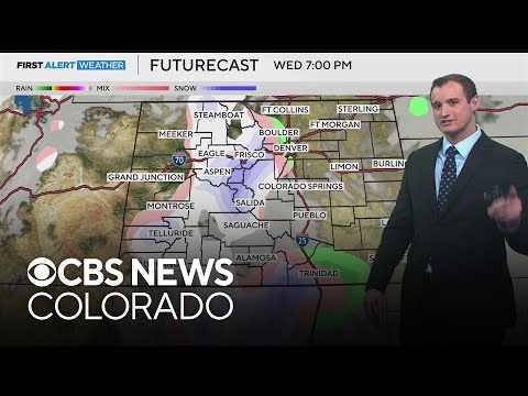 Mountain snow tonight, again on Christmas Day across Colorado's mountains