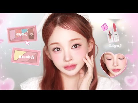 최애🎀3CE🎀 NEW 팔레트로 뽀용 데일리 메이크업 꿀팁 들고왔어✨(feat.💝이벤트)