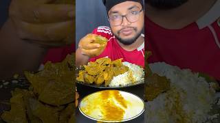 Mutton Liver curry eating show #shorts