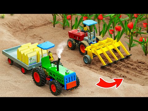 Diy mini tractor making Weather Machine | diy mini Plowing Machine Planting Farm | HP Mini