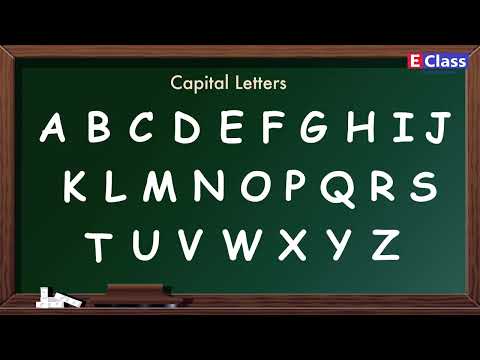Eclass Kids General knowledge Series - Let's Learn Alphabet (For kg to 2nd grade)