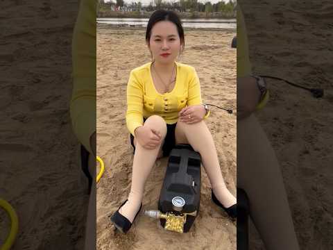 The high pressure car washer has high pressure and sufficient power You can use it