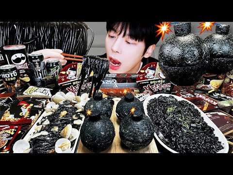 ASMR MUKBANG | 직접 만든 갤럭시 꿀젤리 블랙 디저트 아이스크림 먹방 & 레시피 DESSERT GALAXY HONEY JELLY CANDY